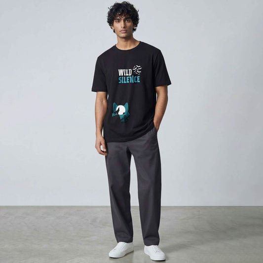 Wild Silence Regular Tshirt Black