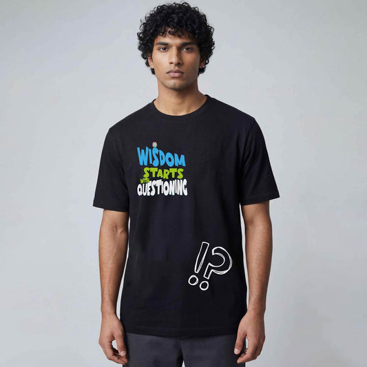 Wisdom Regular Tshirt Black