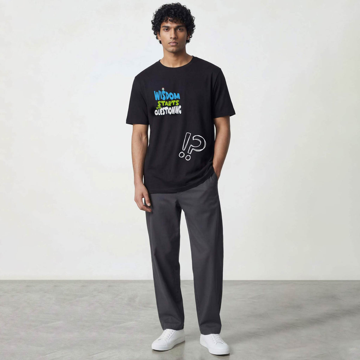Wisdom Regular Tshirt Black