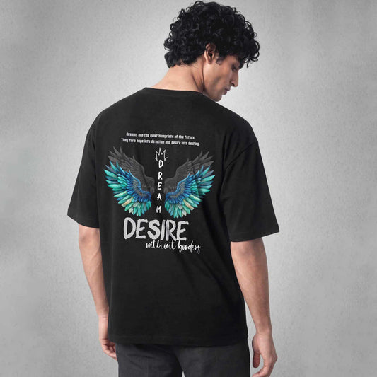 Desire Oversized Tshirt Black