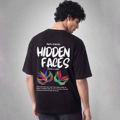 Mask Oversized Tshirt Black