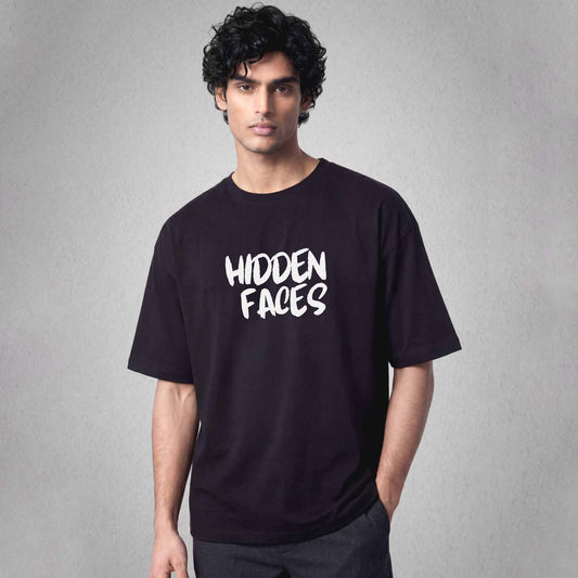 Mask Oversized Tshirt Black