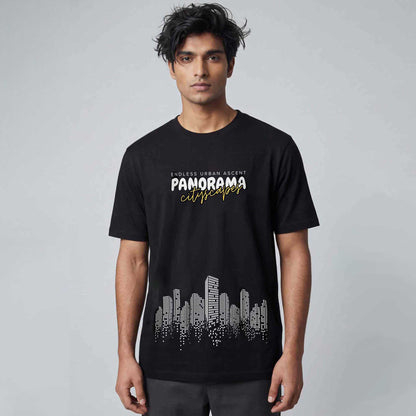 Panorama Regular Tshirt Black