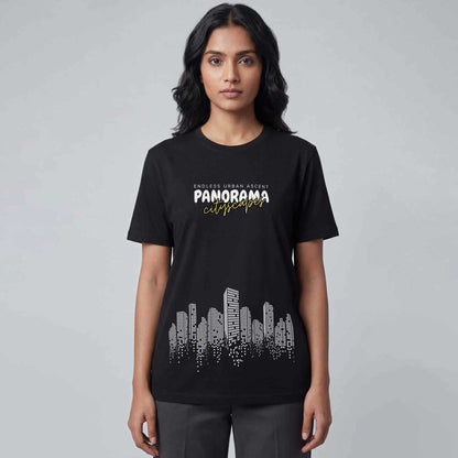 Panorama Regular Tshirt Black
