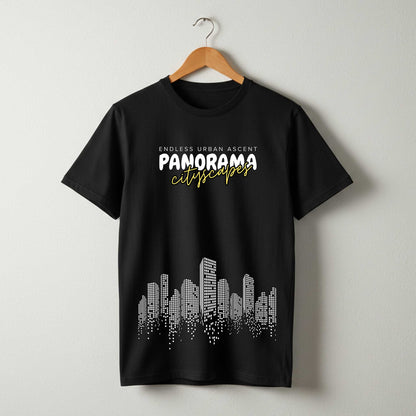 Panorama Regular Tshirt Black