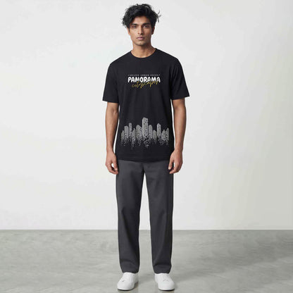 Panorama Regular Tshirt Black