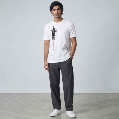 Bike Regular Tshirt White