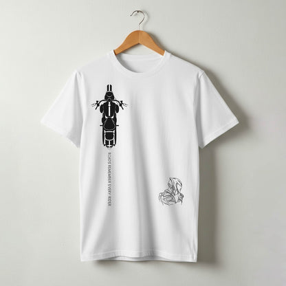 Bike Regular Tshirt White