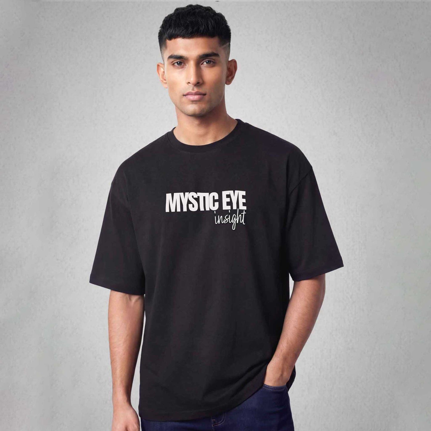 Mystic Oversized Tshirt Black