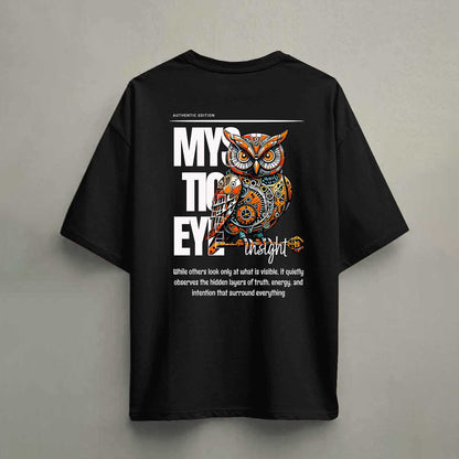 Mystic Oversized Tshirt Black