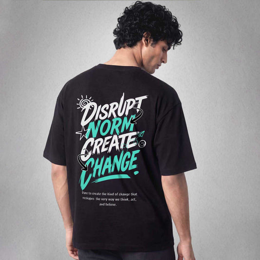 Disrupt Oversized Tshirt Black