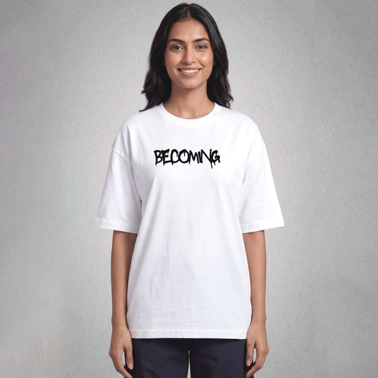 Becoming Oversized Tshirt White