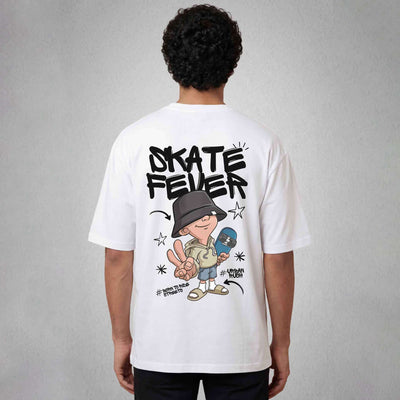 Skate Oversized Tshirt White