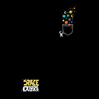 Space Regular Tshirt Black