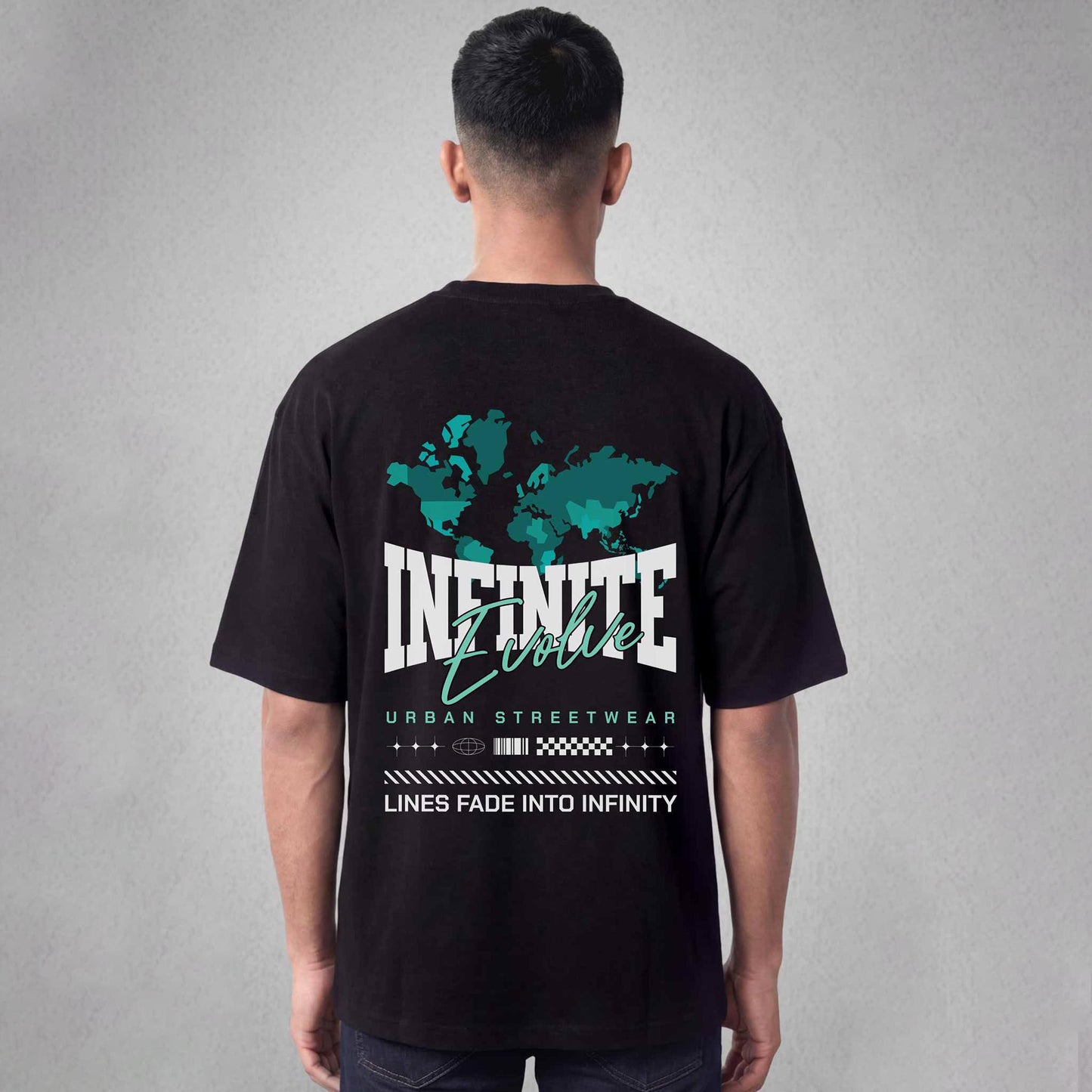 Infinite Oversized Tshirt Black