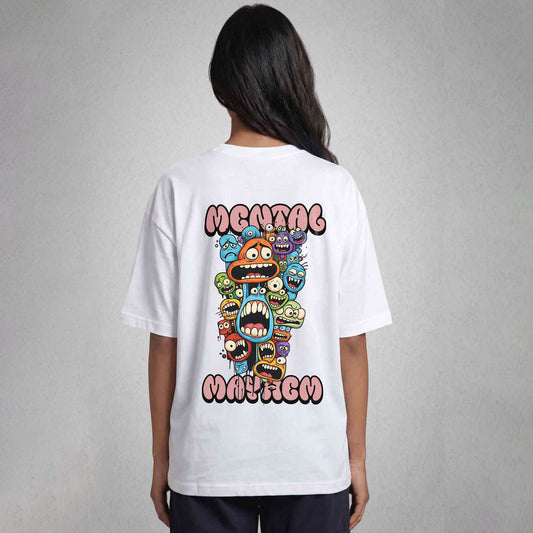 Mayhem Oversized Tshirt White