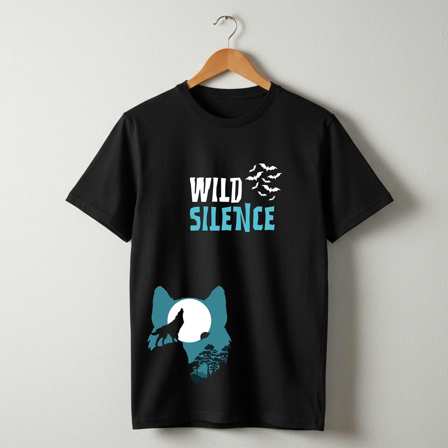 Wild Silence Regular Tshirt Black