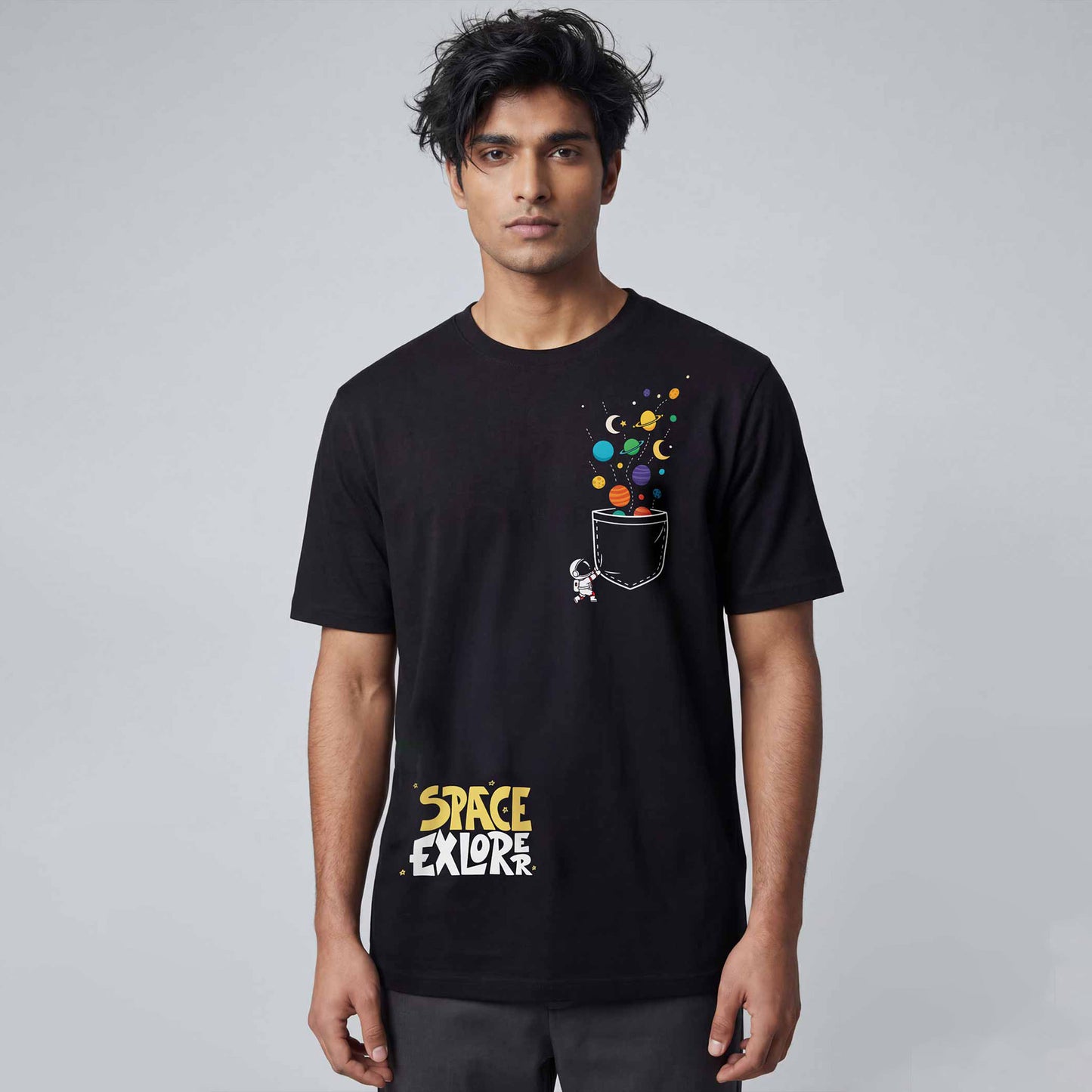 Space Regular Tshirt Black