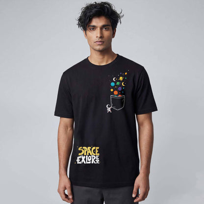 Space Regular Tshirt Black