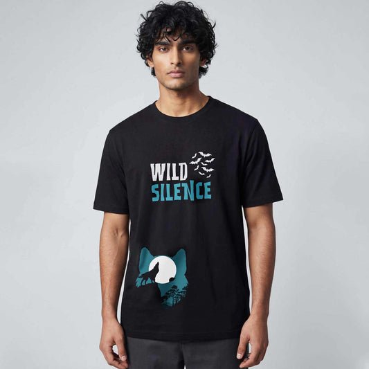 Wild Silence Regular Tshirt Black