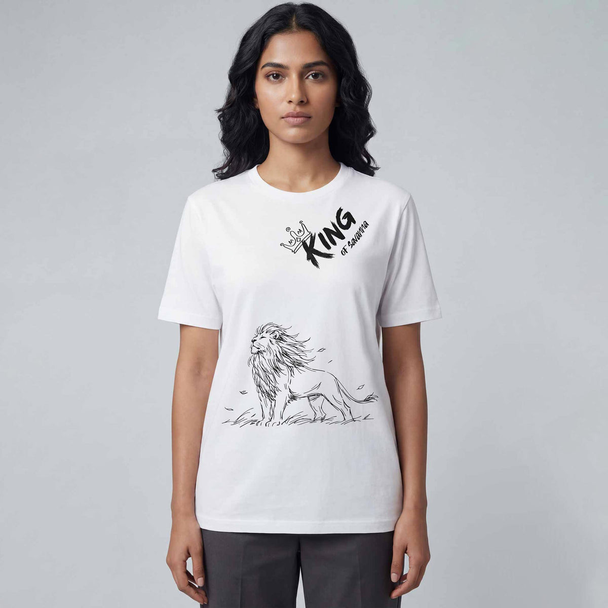 King Regular Tshirt White