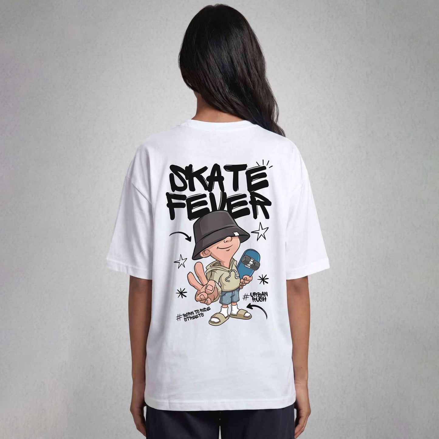 Skate Oversized Tshirt White