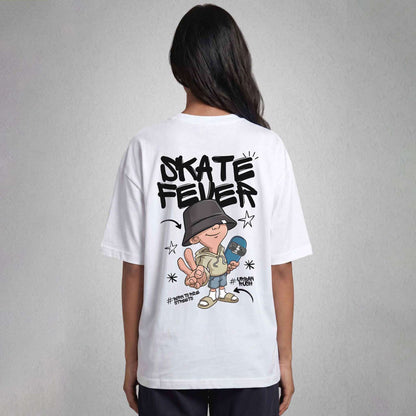Skate Oversized Tshirt White