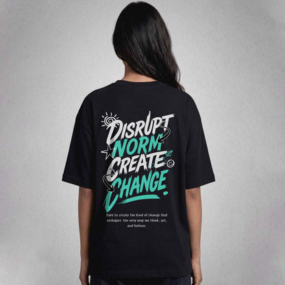 Disrupt Oversized Tshirt Black