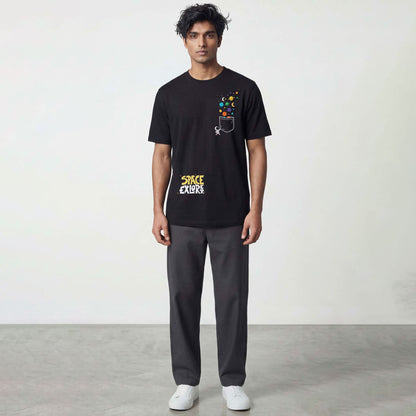 Space Regular Tshirt Black