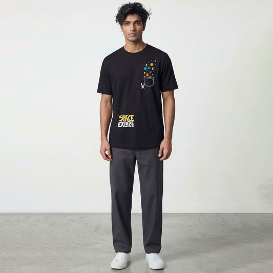 Space Regular Tshirt Black