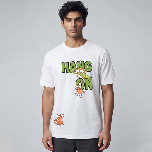 Hang On Regular Tshirt White