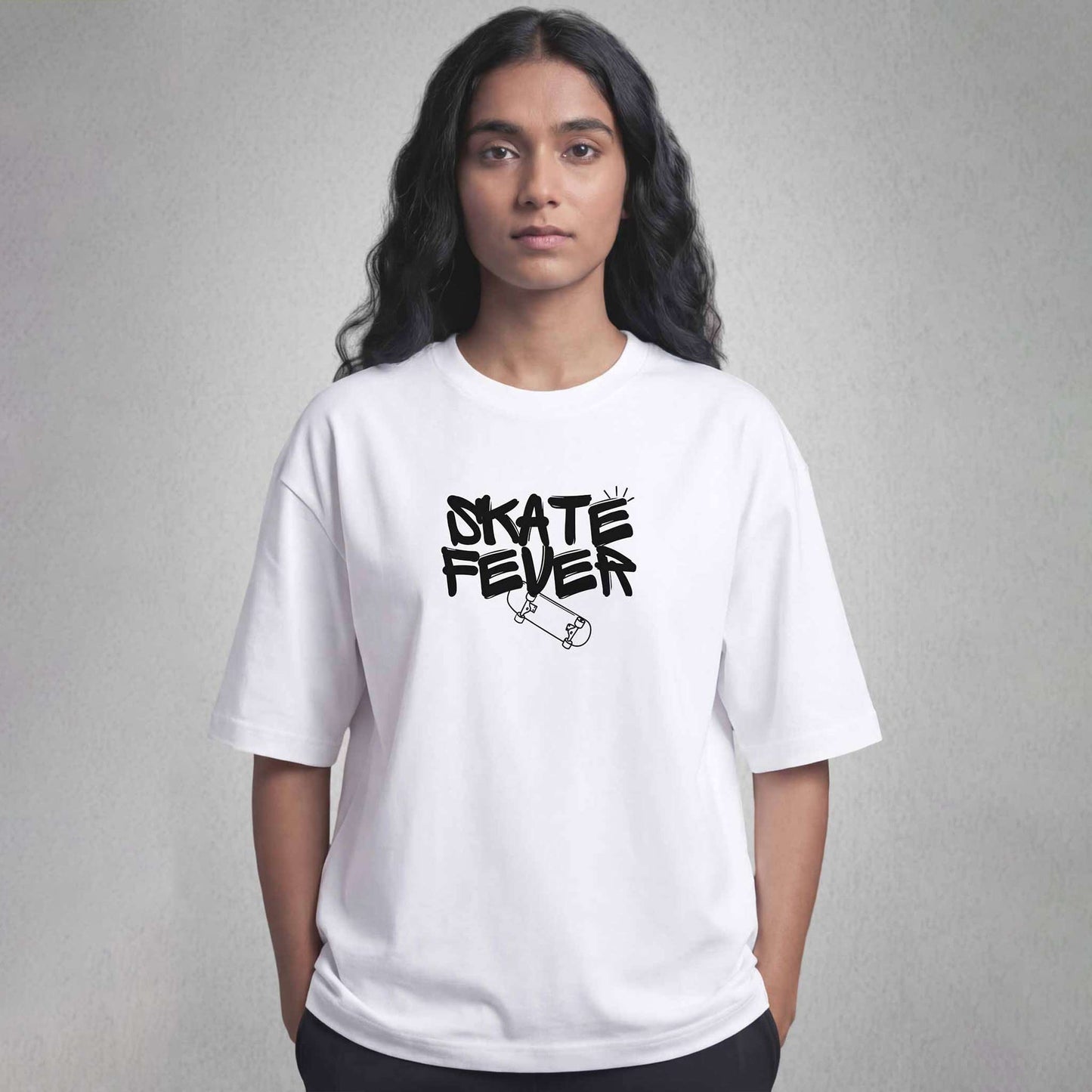 Skate Oversized Tshirt White