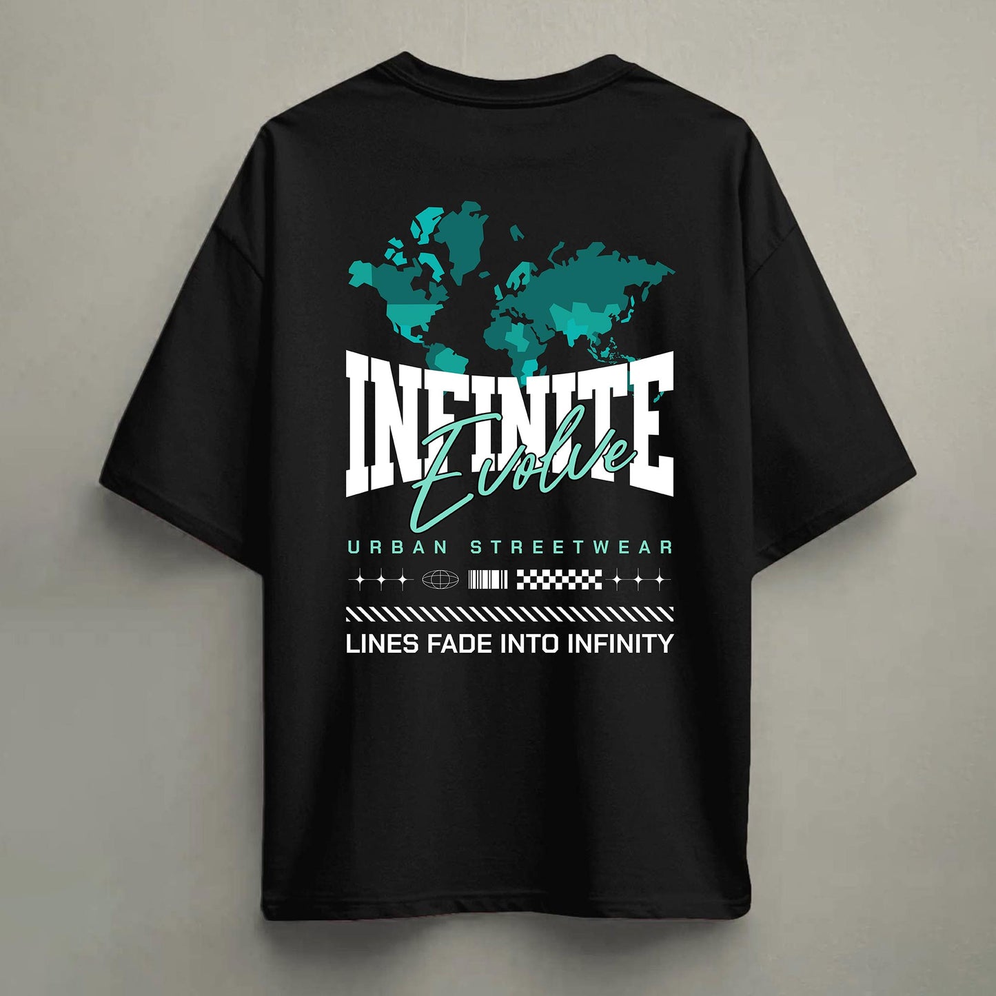 Infinite Oversized Tshirt Black