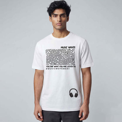 Waves Regular Tshirt White