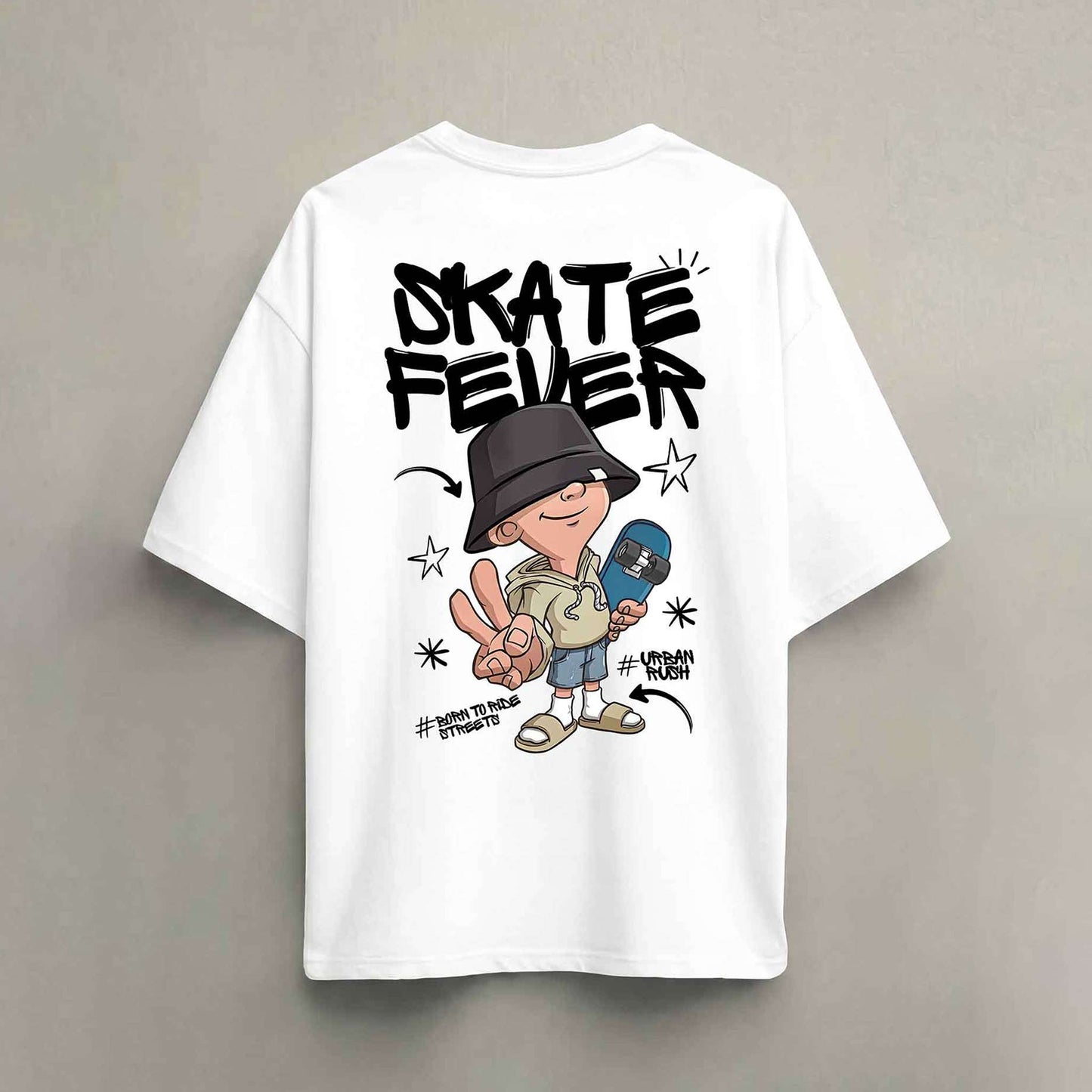 Skate Oversized Tshirt White
