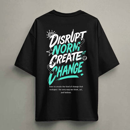 Disrupt Oversized Tshirt Black