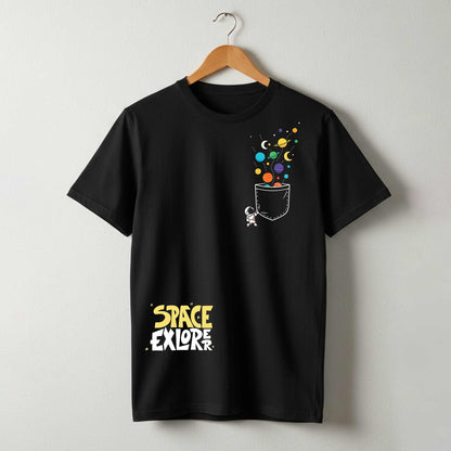 Space Regular Tshirt Black