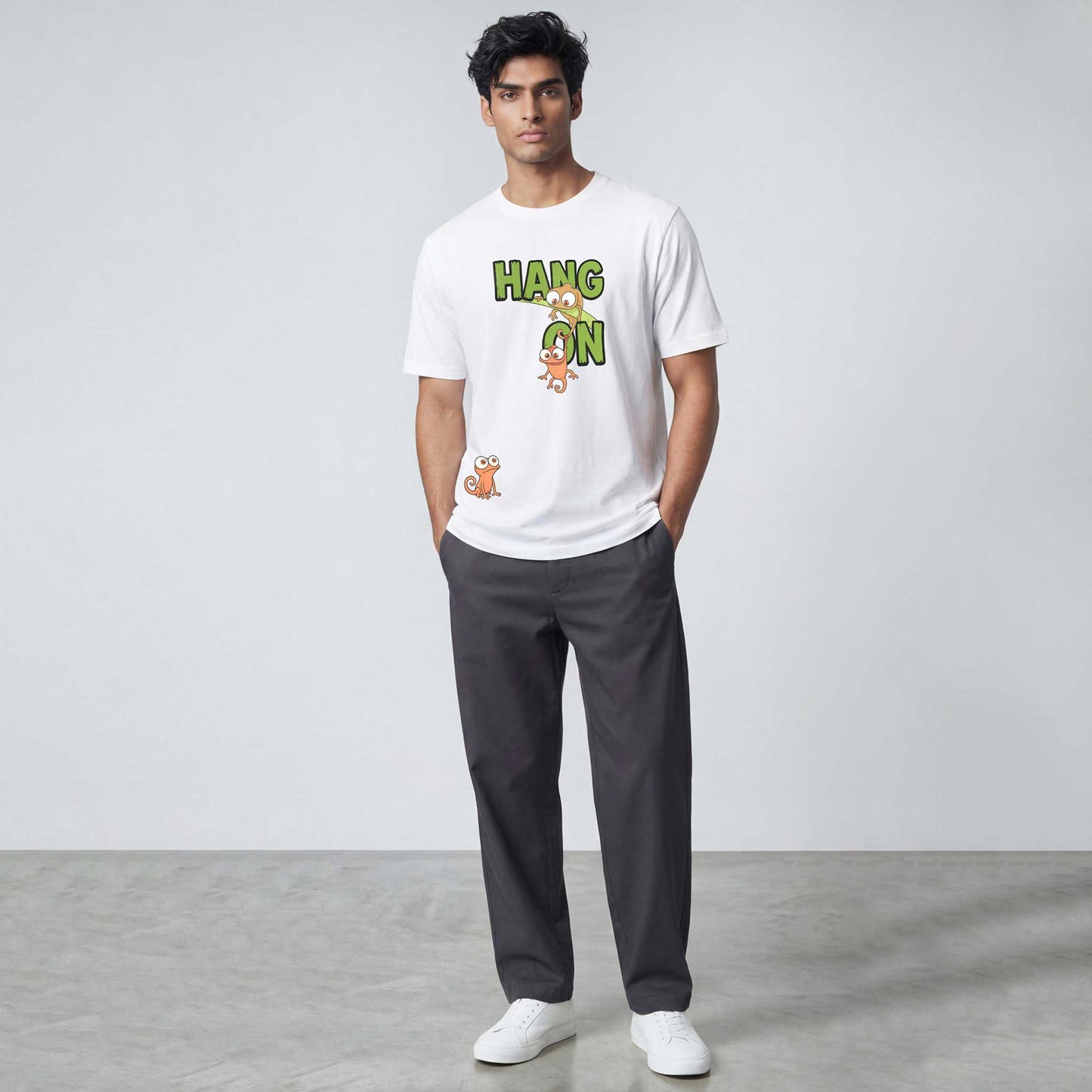 Hang On Regular Tshirt White