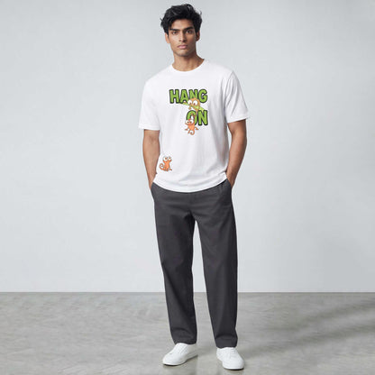 Hang On Regular Tshirt White