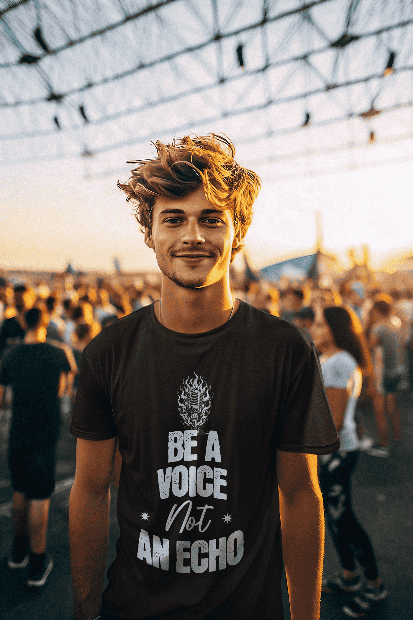 Male Be A Voice T-Shirt